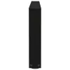  2 db fekete, V-alakú acél dohányzóasztal láb 70 x (30-31,3) cm