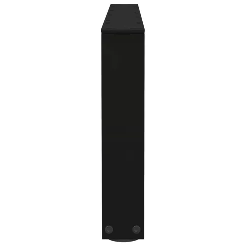  2 db fekete, V-alakú acél dohányzóasztal láb 70 x (30-31,3) cm