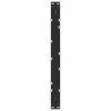  2 db fekete, V-alakú acél dohányzóasztal láb 70 x (30-31,3) cm