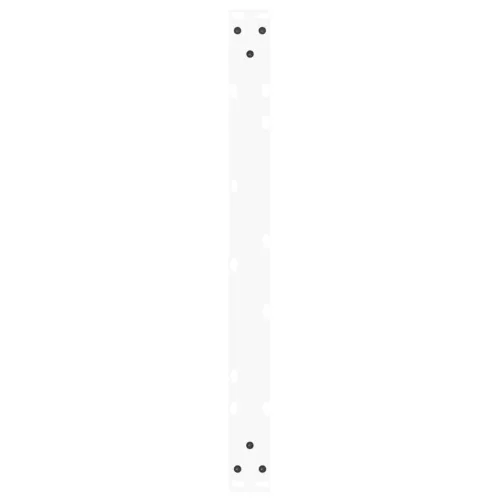 2 db fehér, V-alakú acél dohányzóasztal láb 70 x (30-31,3) cm