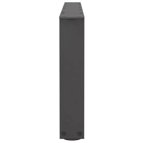  2 db antracitszürke, V-alakú acél dohányzóasztal láb 70 x (30-31,3) cm