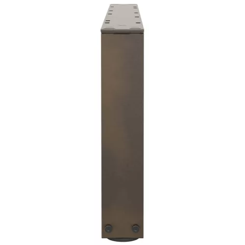  2 db V-alakú natúr acél dohányzóasztal láb 70 x (30-31,3) cm