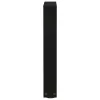  2 db fekete, V-alakú acél dohányzóasztal láb 28 x (42-43,3) cm