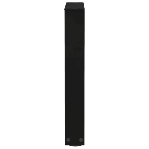  2 db fekete, V-alakú acél dohányzóasztal láb 28 x (42-43,3) cm