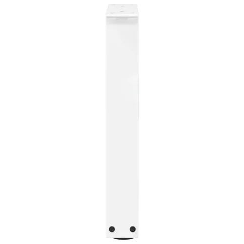  2 db fehér, V-alakú acél dohányzóasztal láb 28 x (42-43,3) cm