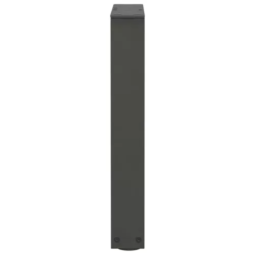  2 db antracitszürke, V-alakú acél dohányzóasztal láb 28 x (42-43,3) cm