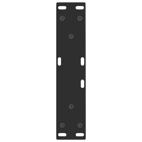  2 db fekete, V-alakú acél dohányzóasztal láb 38 x (42-43,3) cm