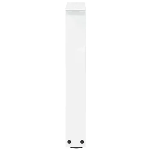  2 db fehér, V-alakú acél dohányzóasztal láb 38x(42-43,3) cm