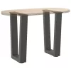  2 db antracitszürke, V-alakú acél dohányzóasztal láb 38x(42-43,3) cm