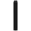  2 db fekete, V-alakú acél dohányzóasztal láb 50 x (42-43,3) cm
