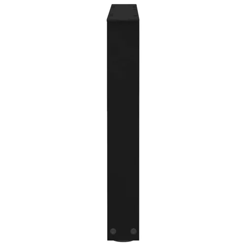  2 db fekete, V-alakú acél dohányzóasztal láb 50 x (42-43,3) cm