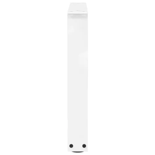  2 db fehér, V-alakú acél dohányzóasztal láb 50 x (42-43,3) cm
