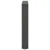  2 db antracitszürke, V-alakú acél dohányzóasztal láb 50 x (42-43,3) cm