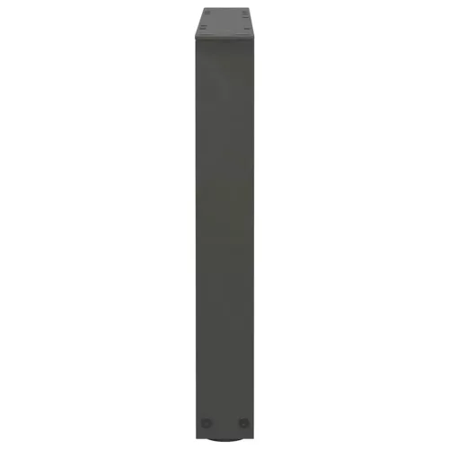  2 db antracitszürke, V-alakú acél dohányzóasztal láb 50 x (42-43,3) cm