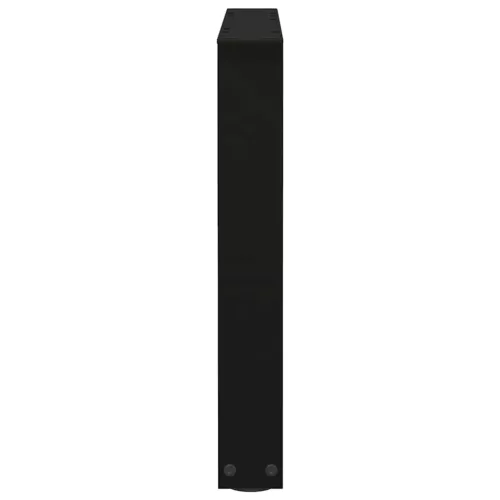  2 db fekete, V-alakú acél dohányzóasztal láb 60 x (42-43,3) cm