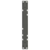  2 db antracitszürke, V-alakú acél dohányzóasztal láb 60 x (42-43,3) cm