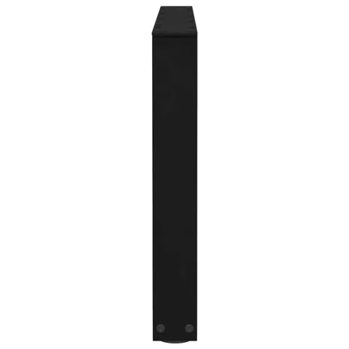  2 db fekete, V-alakú acél dohányzóasztal láb 70 x (42-43,3) cm