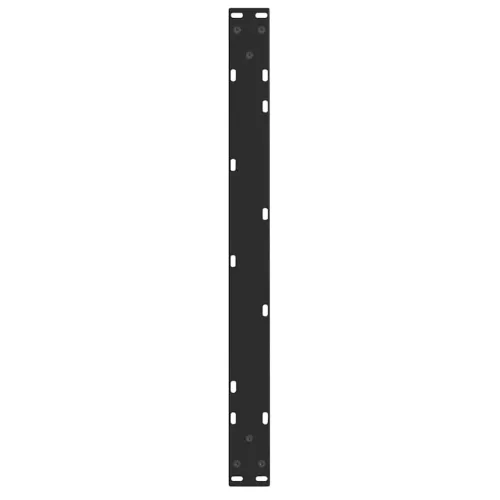  2 db fekete, V-alakú acél dohányzóasztal láb 70 x (42-43,3) cm