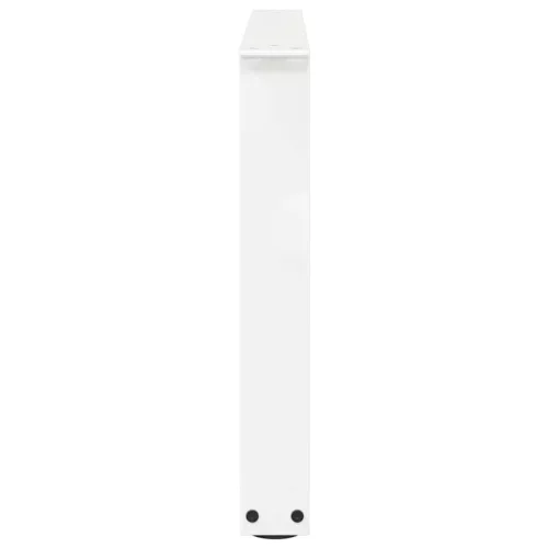  2 db fehér, V-alakú acél dohányzóasztal láb 70 x (42-43,3) cm