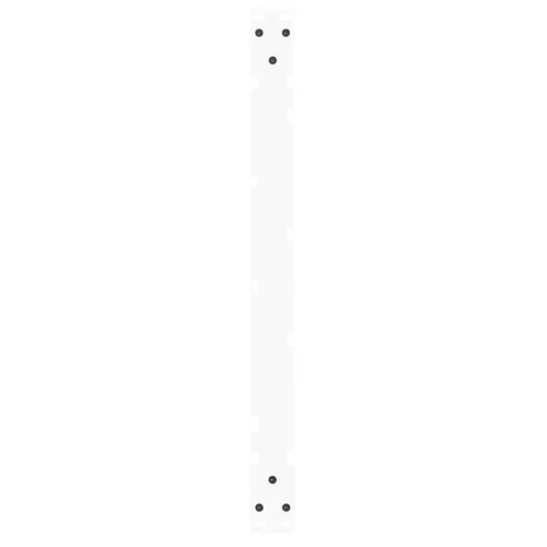 2 db fehér, V-alakú acél dohányzóasztal láb 70 x (42-43,3) cm