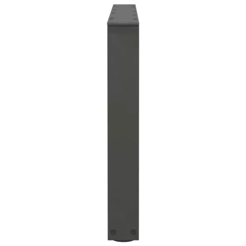  2 db antracitszürke, V-alakú acél dohányzóasztal láb 70 x (42-43,3) cm