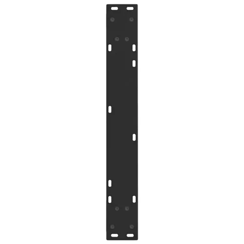  2 db fekete, V-alakú acél étkezőasztal láb 60 x (72-73,3) cm