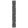  2 db antracitszürke, V-alakú acél étkezőasztal láb 60 x (72-73,3) cm