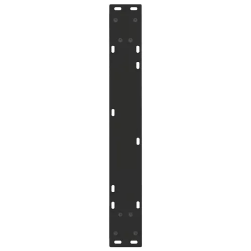  2 db fekete, V-alakú acél étkezőasztal láb 70 x (72-73,3) cm