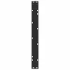  2 db fekete, V-alakú acél étkezőasztal láb 80 x (72-73,3) cm