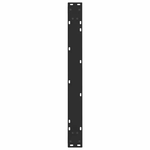  2 db fekete, V-alakú acél étkezőasztal láb 80 x (72-73,3) cm