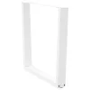  2 db fehér, V-alakú acél étkezőasztal láb 80 x (72-73,3) cm
