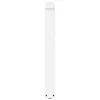  2 db fehér, V-alakú acél étkezőasztal láb 80 x (72-73,3) cm