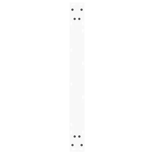  2 db fehér, V-alakú acél étkezőasztal láb 80 x (72-73,3) cm