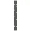  2 db antracitszürke, V-alakú acél étkezőasztal láb 80 x (72-73,3) cm