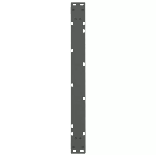  2 db antracitszürke, V-alakú acél étkezőasztal láb 80 x (72-73,3) cm