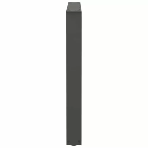  2 db antracitszürke, V-alakú acél étkezőasztal láb 90 x (72-73,3) cm