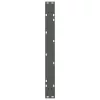  2 db antracitszürke, V-alakú acél étkezőasztal láb 90 x (72-73,3) cm