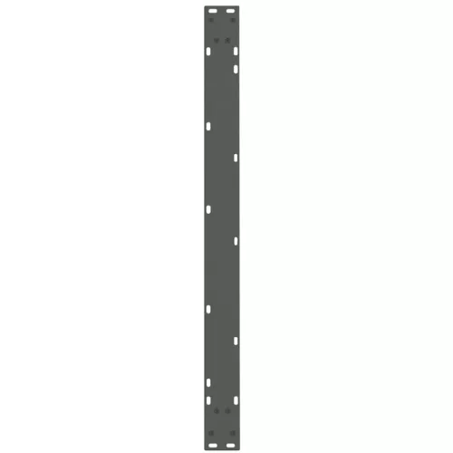  2 db antracitszürke étkezőasztal V-alakú láb 100 x (72-73,3) cm acél étkezőasztal láb