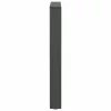  3 db antracitszürke, V-alakú acél étkezőasztalláb 70 x (72-73,3) cm