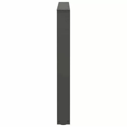  3 db antracitszürke, V-alakú acél étkezőasztalláb 80 x (72-73,3) cm