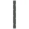 3 db antracitszürke, V-alakú acél étkezőasztalláb 80 x (72-73,3) cm
