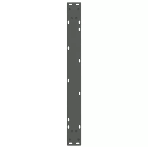  3 db antracitszürke, V-alakú acél étkezőasztalláb 80 x (72-73,3) cm