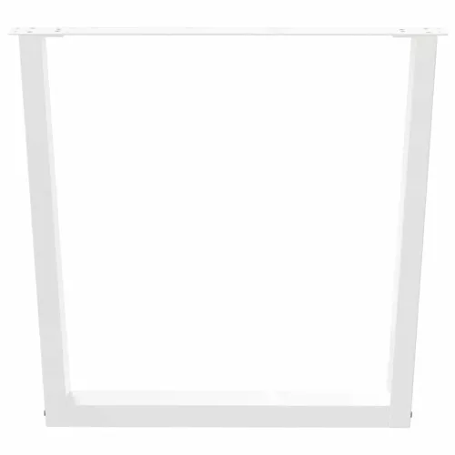  3 db fehér, V-alakú étkezőasztal láb 90 x (72-73,3) cm acél étkezőasztal láb