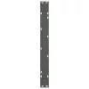  3 db antracitszürke, V-alakú acél étkezőasztalláb 90 x (72-73,3) cm