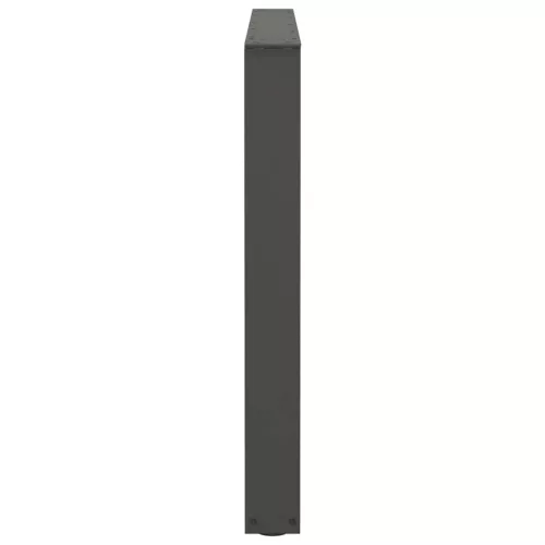  3 db antracitszürke étkezőasztal láb V-alakú 100 x (72-73,3) cm acél étkezőasztal láb