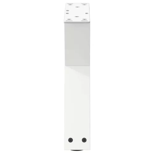  2 db fehér dohányzóasztal láb 30 x (30-31,3) cm acél dohányzóasztal láb