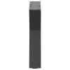  2 db antracitszürke acél dohányzóasztal láb 30x(30-31,3) cm
