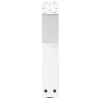  2 db fehér dohányzóasztal láb 40 x (30-31,3) cm acél dohányzóasztal láb