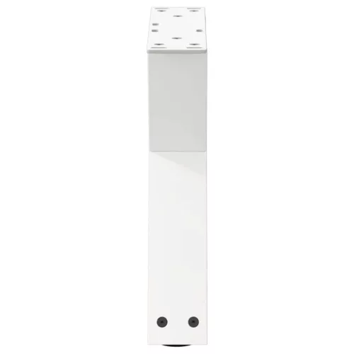  2 db fehér dohányzóasztal láb 40 x (30-31,3) cm acél dohányzóasztal láb