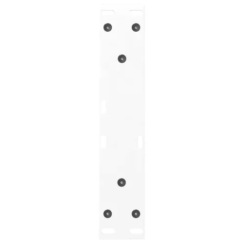  2 db fehér dohányzóasztal láb 40 x (30-31,3) cm acél dohányzóasztal láb
